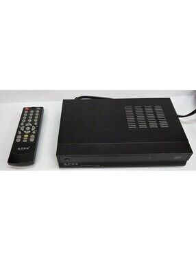 Apex DT250A Digital TV Converter Box Analog Pass Through Remote Tested and Works